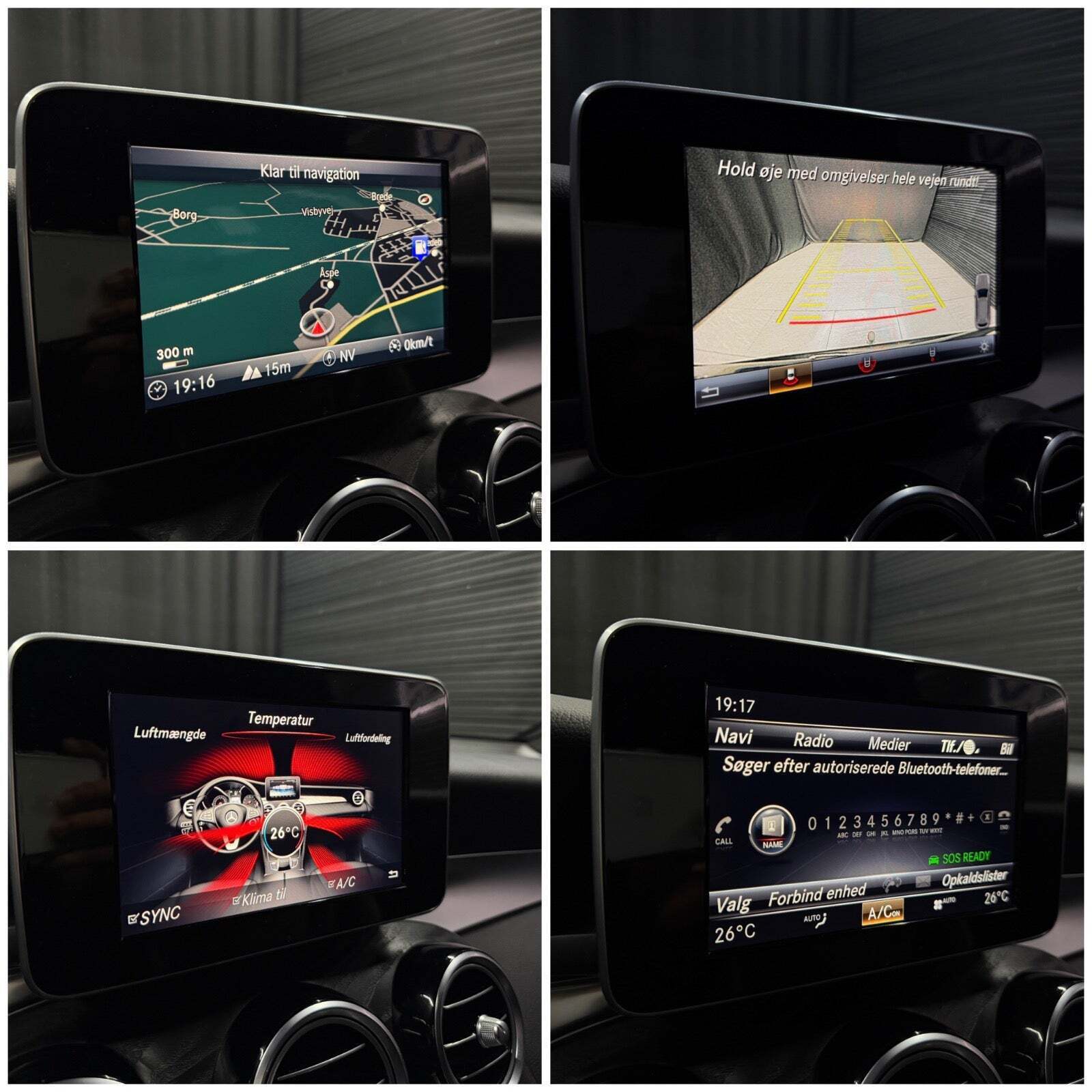 Sort Mercedes GLC350 d fra 2017