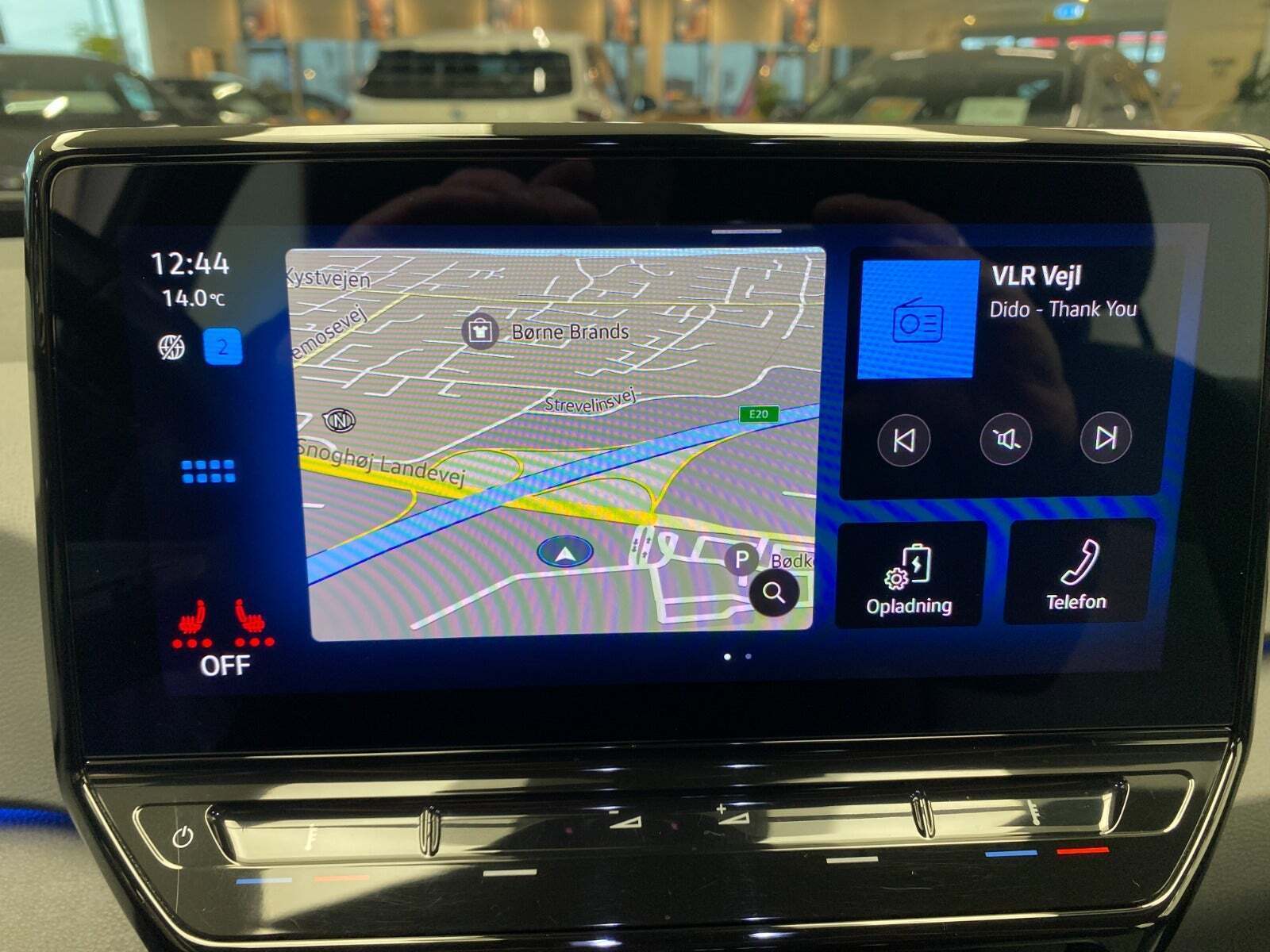 Blå VW ID.3 fra 2021