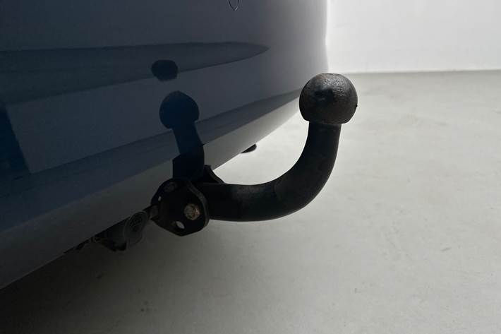 Blå Skoda Fabia fra 2020