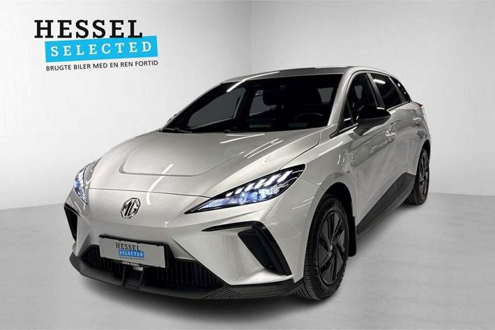 Grå MG 4 fra 2023 set udefra