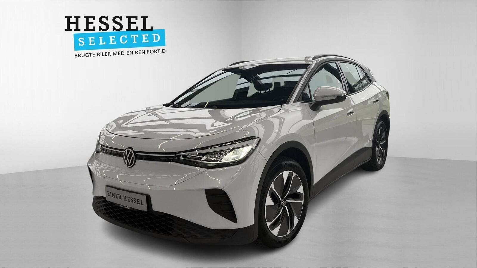 Hvid VW ID.4 fra 2022 set udefra