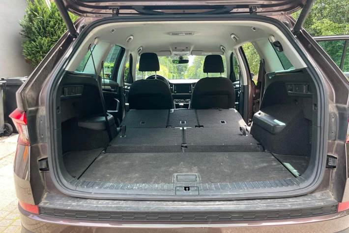 Brun Skoda Kodiaq fra 2020