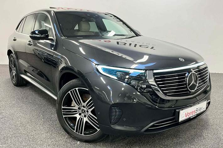 Grå Mercedes EQC400 fra 2021