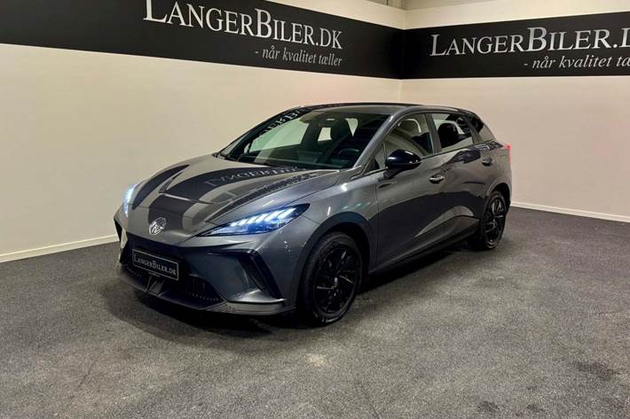 Grå MG 4 fra 2023 set udefra