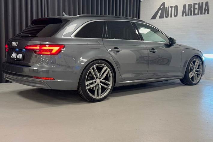 Grå Audi A4 fra 2016