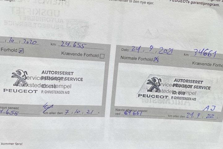 Hvid Peugeot 2008 fra 2019