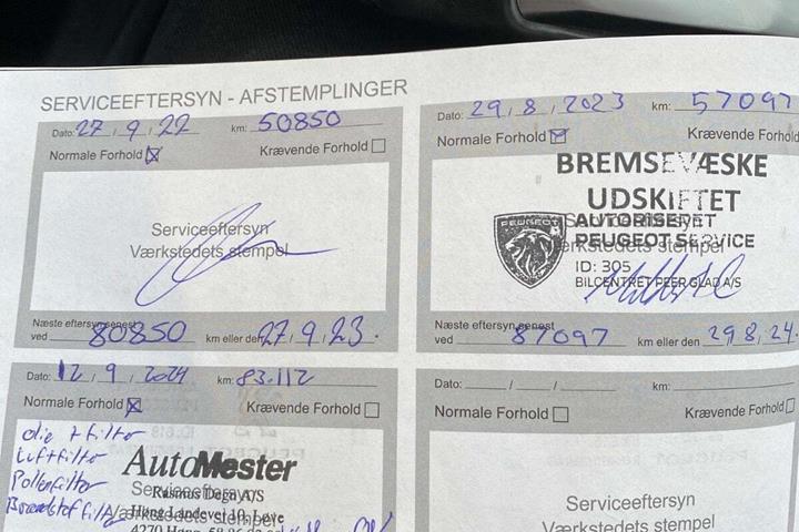 Hvid Peugeot 2008 fra 2019
