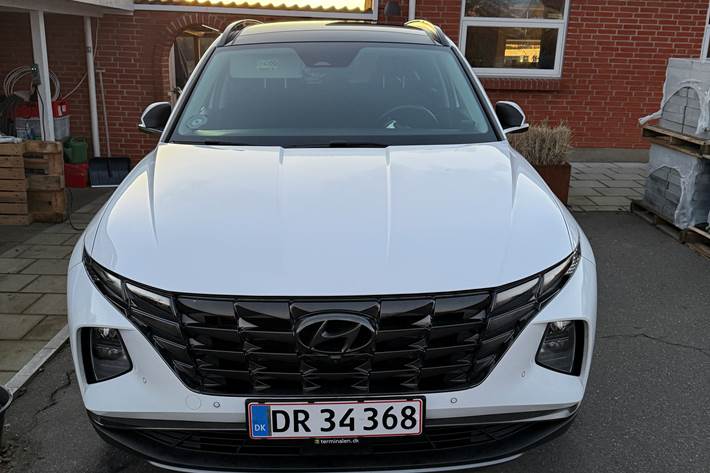 Hvid Hyundai Tucson fra 2021