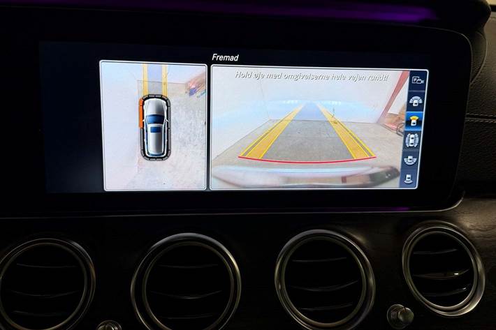 Sølv Mercedes E350 d fra 2017