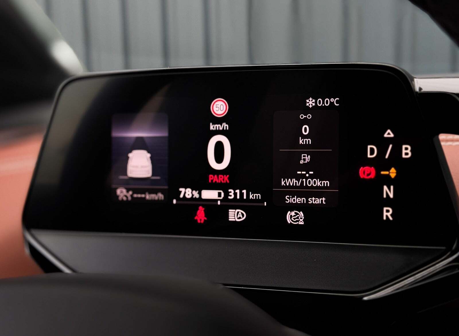 Blå VW ID.4 fra 2022
