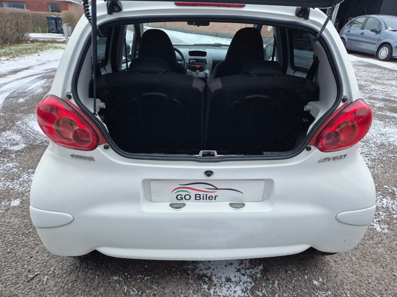 Grøn Toyota Aygo fra 2008