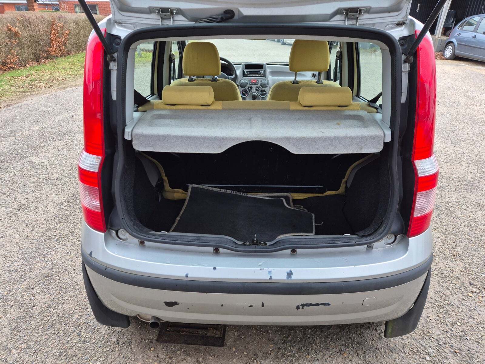 Grøn Fiat Panda fra 2005