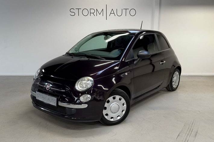 Lilla Fiat 500 fra 2012 set udefra