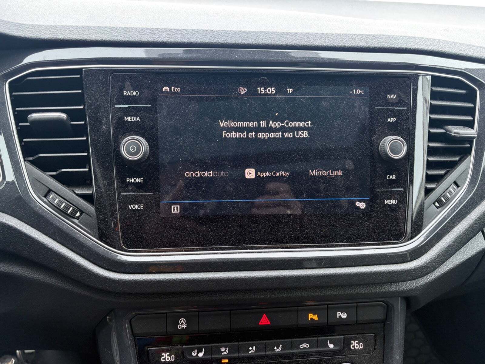 Sort VW T-Roc fra 2018