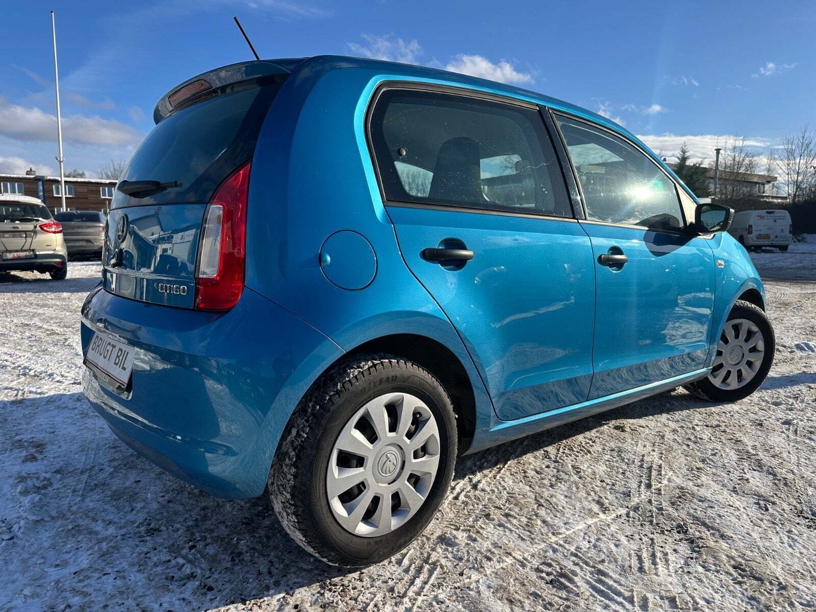 Blå Skoda Citigo fra 2018