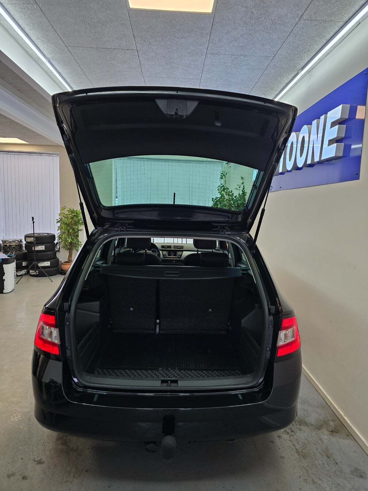 Sort Skoda Fabia fra 2017