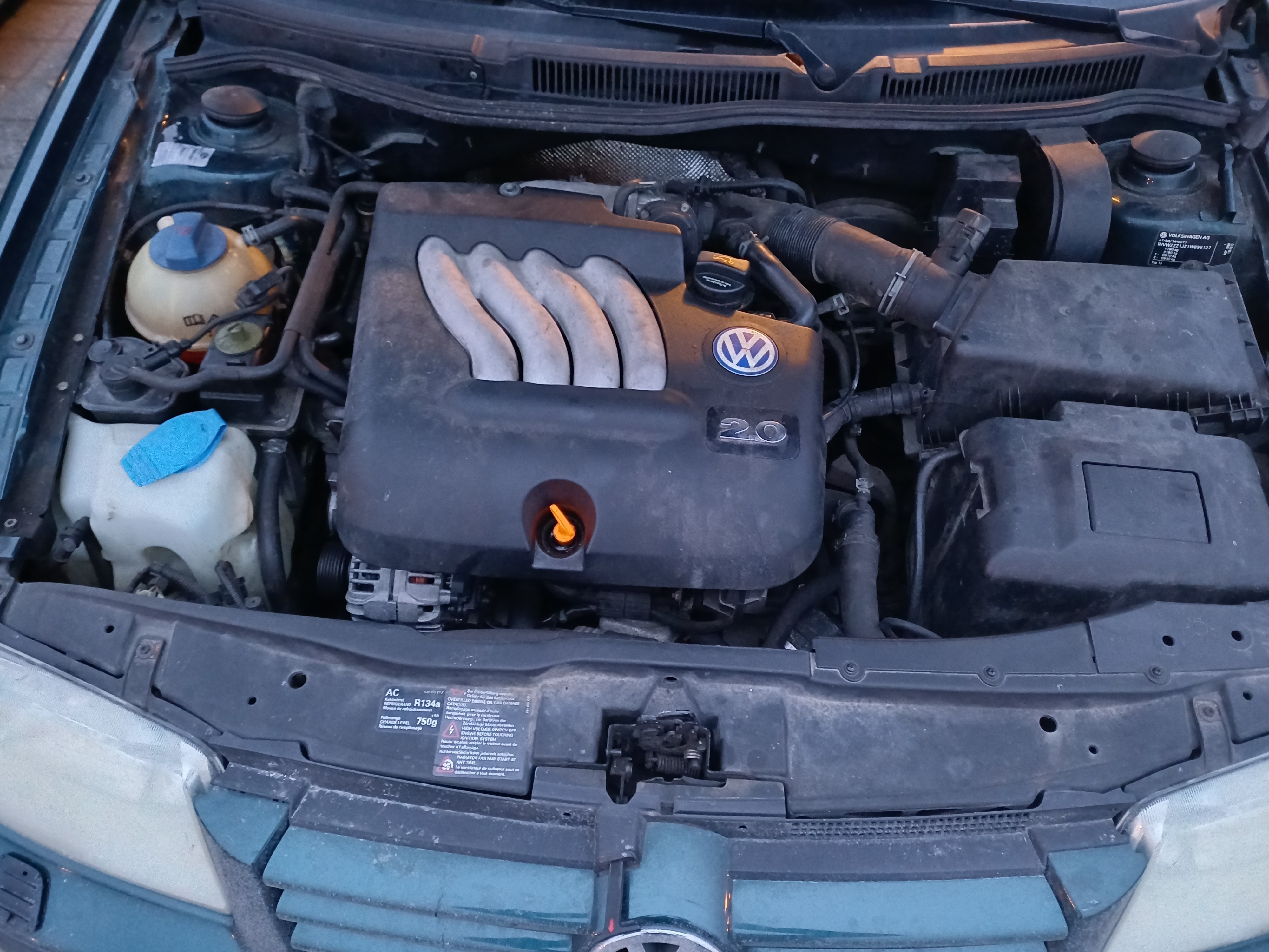 Grøn VW Bora fra 2001