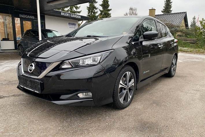 Sort Nissan Leaf fra 2018