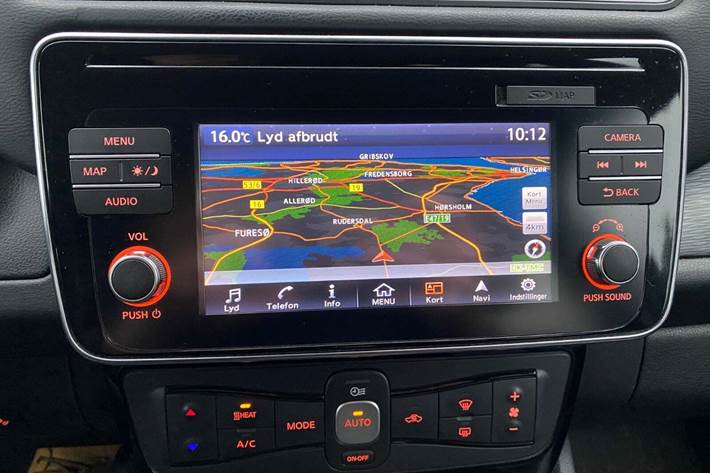 Sort Nissan Leaf fra 2018