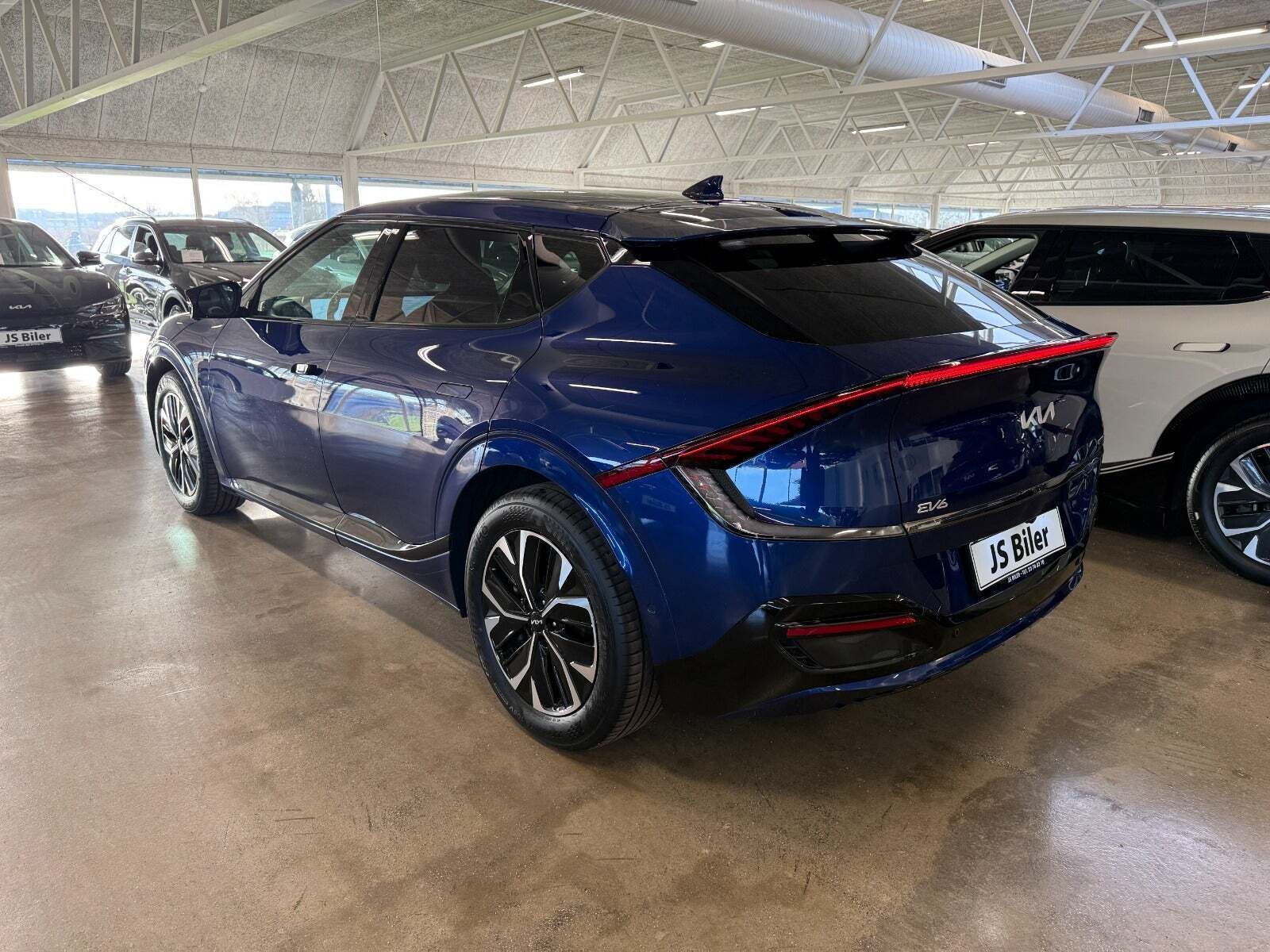 Blå Kia EV6 fra 2022