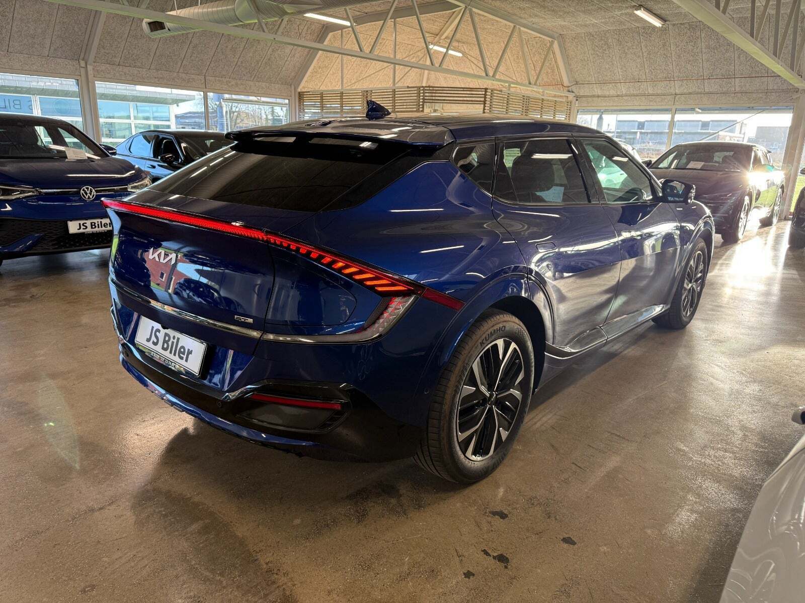 Blå Kia EV6 fra 2022
