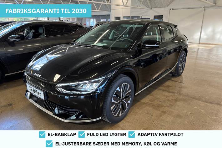 Sort Kia EV6 fra 2023 set udefra