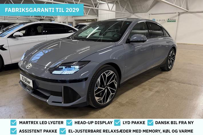 Grå Hyundai Ioniq 6 fra 2024 set udefra