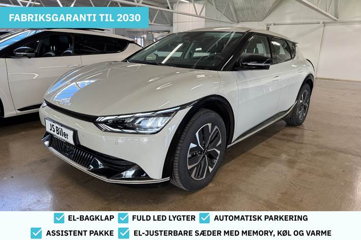 Beige Kia EV6 fra 2023 set udefra