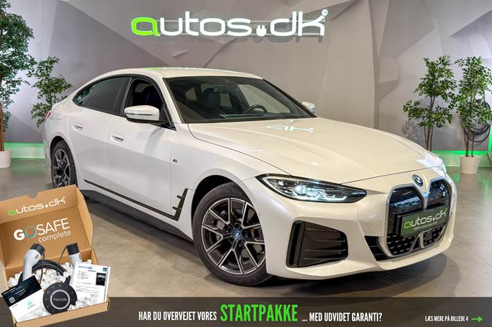 Hvid BMW i4 fra 2022 set udefra