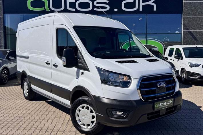 Hvid Ford E-Transit 350 L2 Van fra 2023