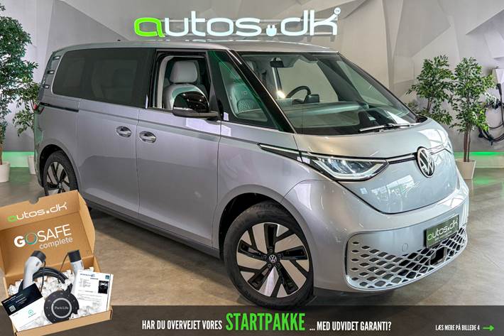 Sølv VW ID.Buzz fra 2024 set udefra