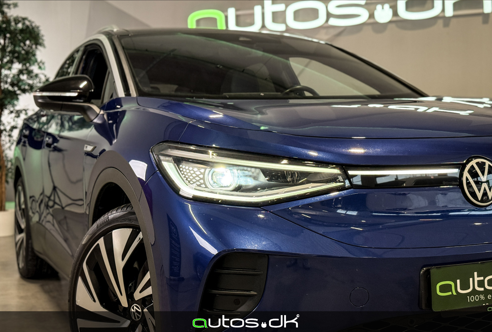 Blå VW ID.4 fra 2021