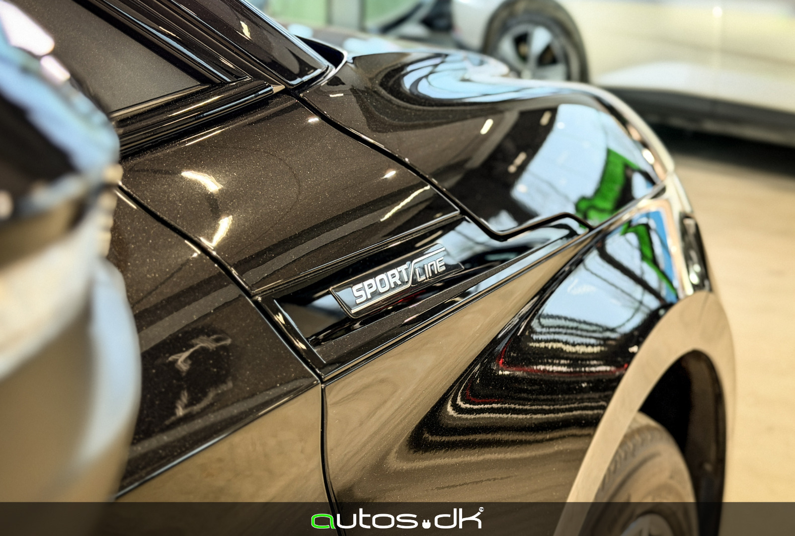 Sort Skoda Enyaq fra 2025