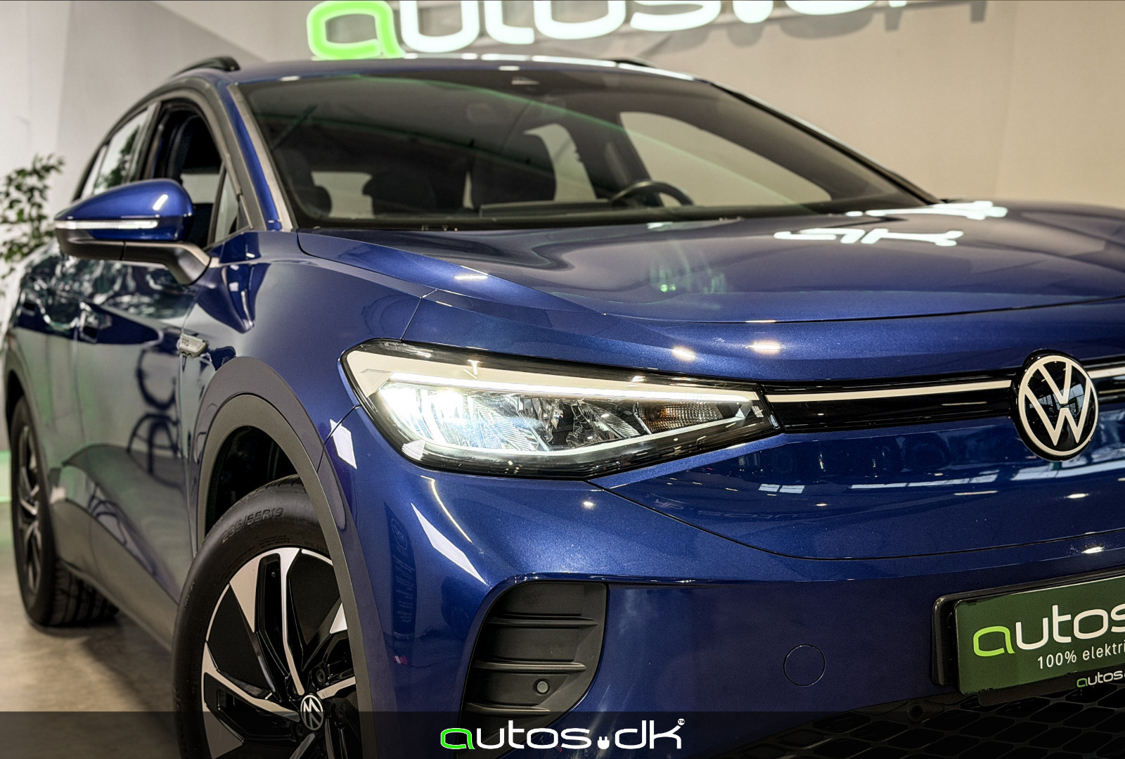 Blå VW ID.4 fra 2022