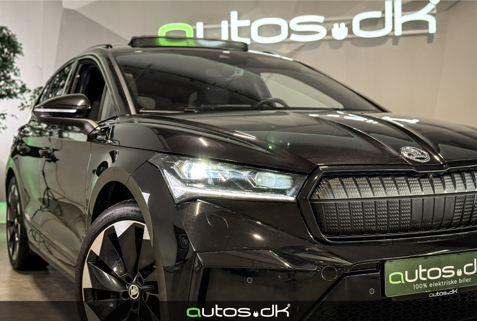 Sort Skoda Enyaq fra 2022