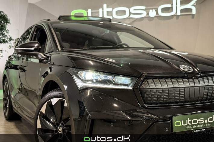 Sort Skoda Enyaq fra 2022