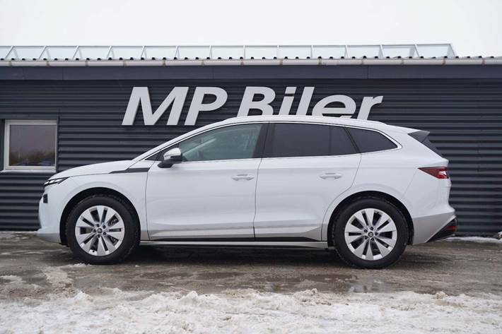Hvid Skoda Enyaq fra 2026