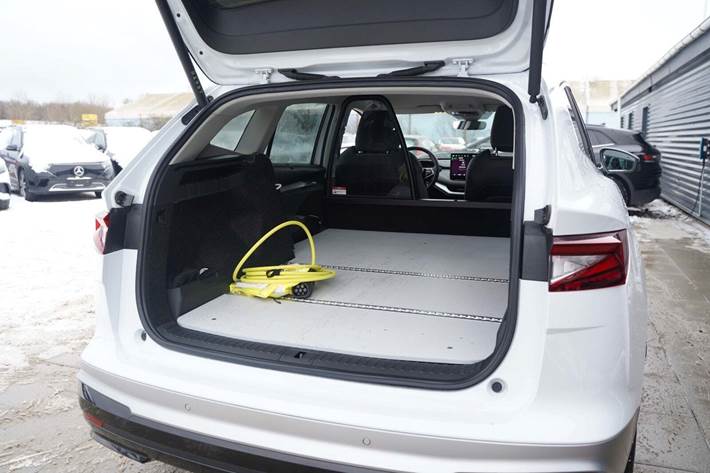 Hvid Skoda Enyaq fra 2026