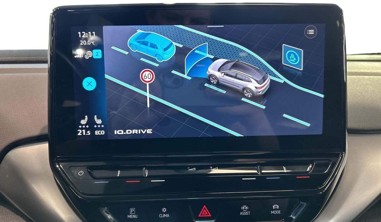 Blå VW ID.4 fra 2022