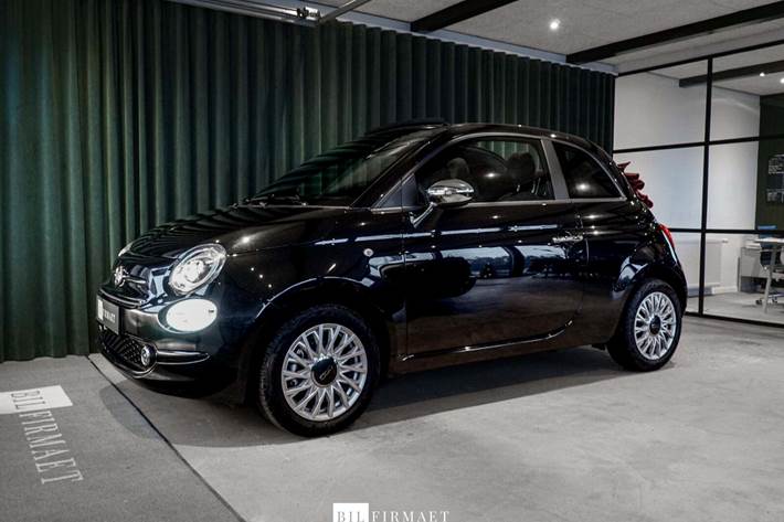 Sort Fiat 500C fra 2024