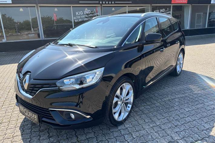 Sort Renault Grand Scenic IV fra 2017 set udefra
