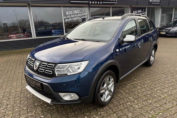 Blå Dacia Logan Stepway fra 2019