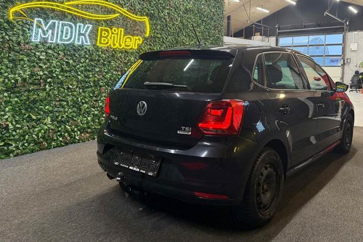 Sort VW Polo fra 2017