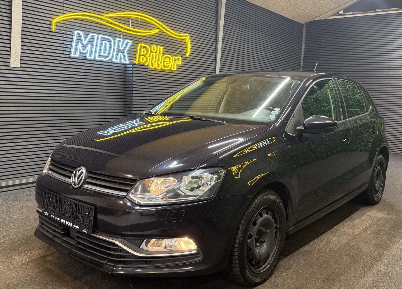 Sort VW Polo fra 2017