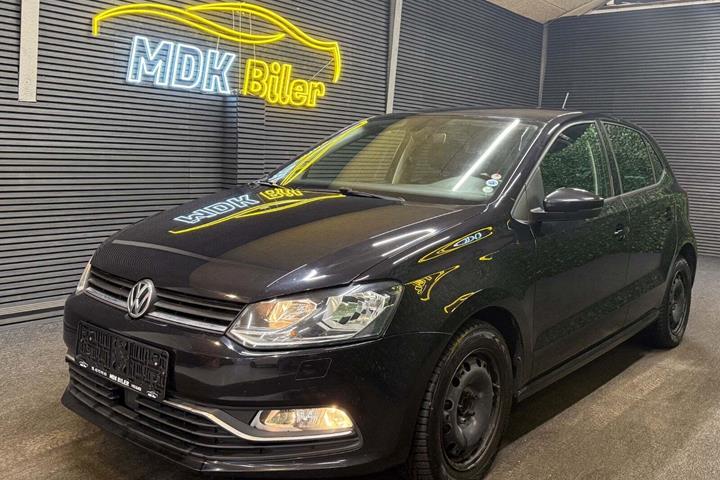 Sort VW Polo fra 2017