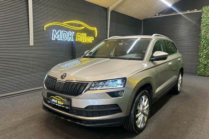 Beige Skoda Karoq fra 2019