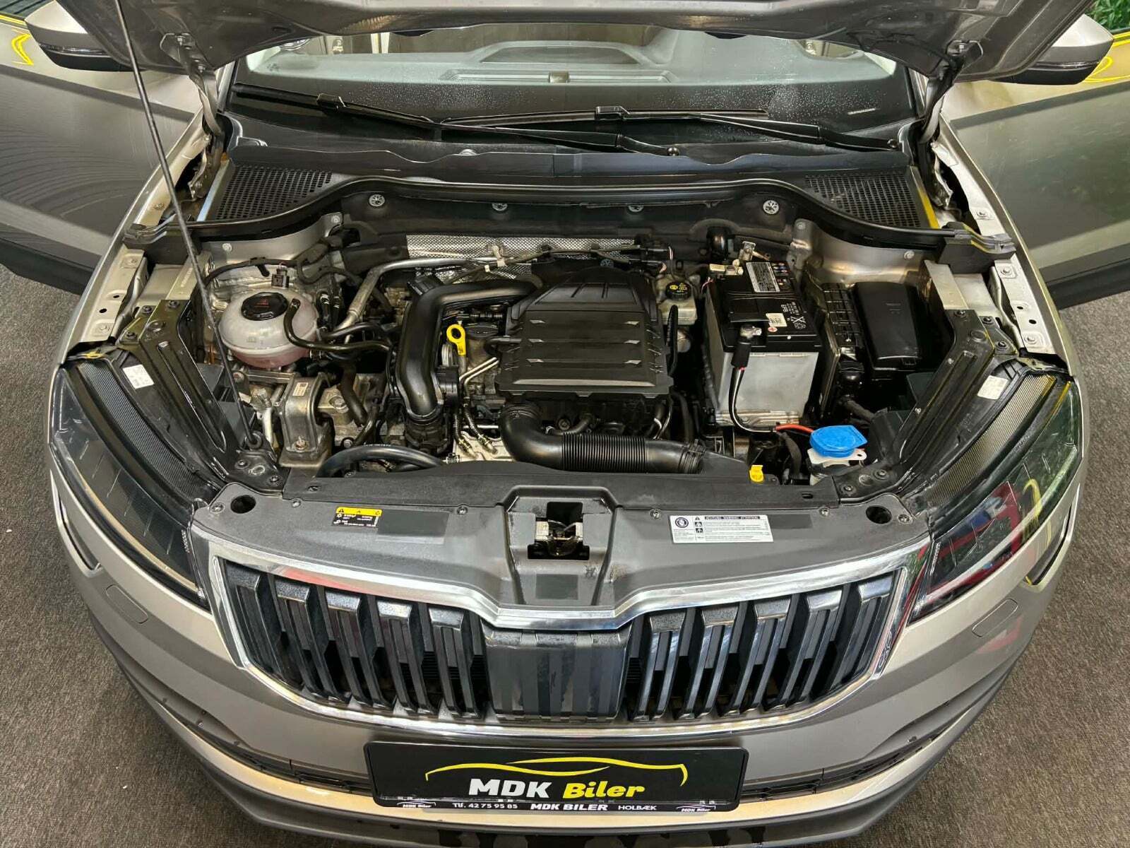 Beige Skoda Karoq fra 2019