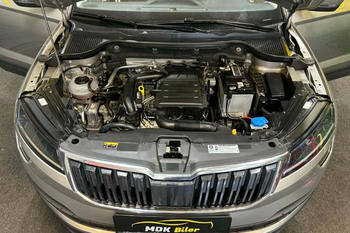 Beige Skoda Karoq fra 2019