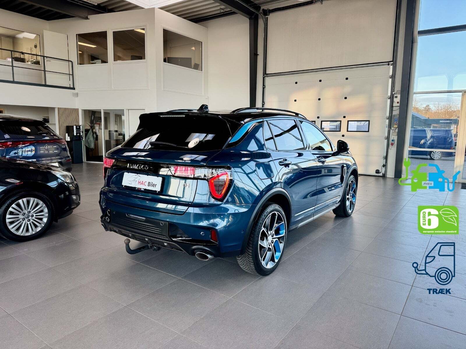 Blå Lynk & Co 01 fra 2021