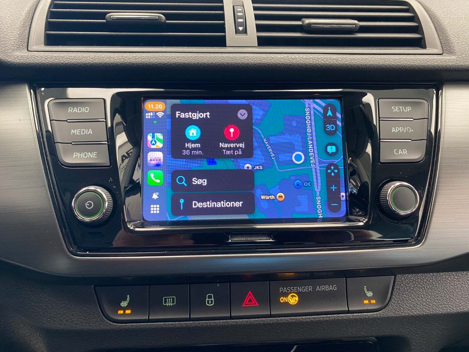 Sølv Skoda Fabia fra 2020